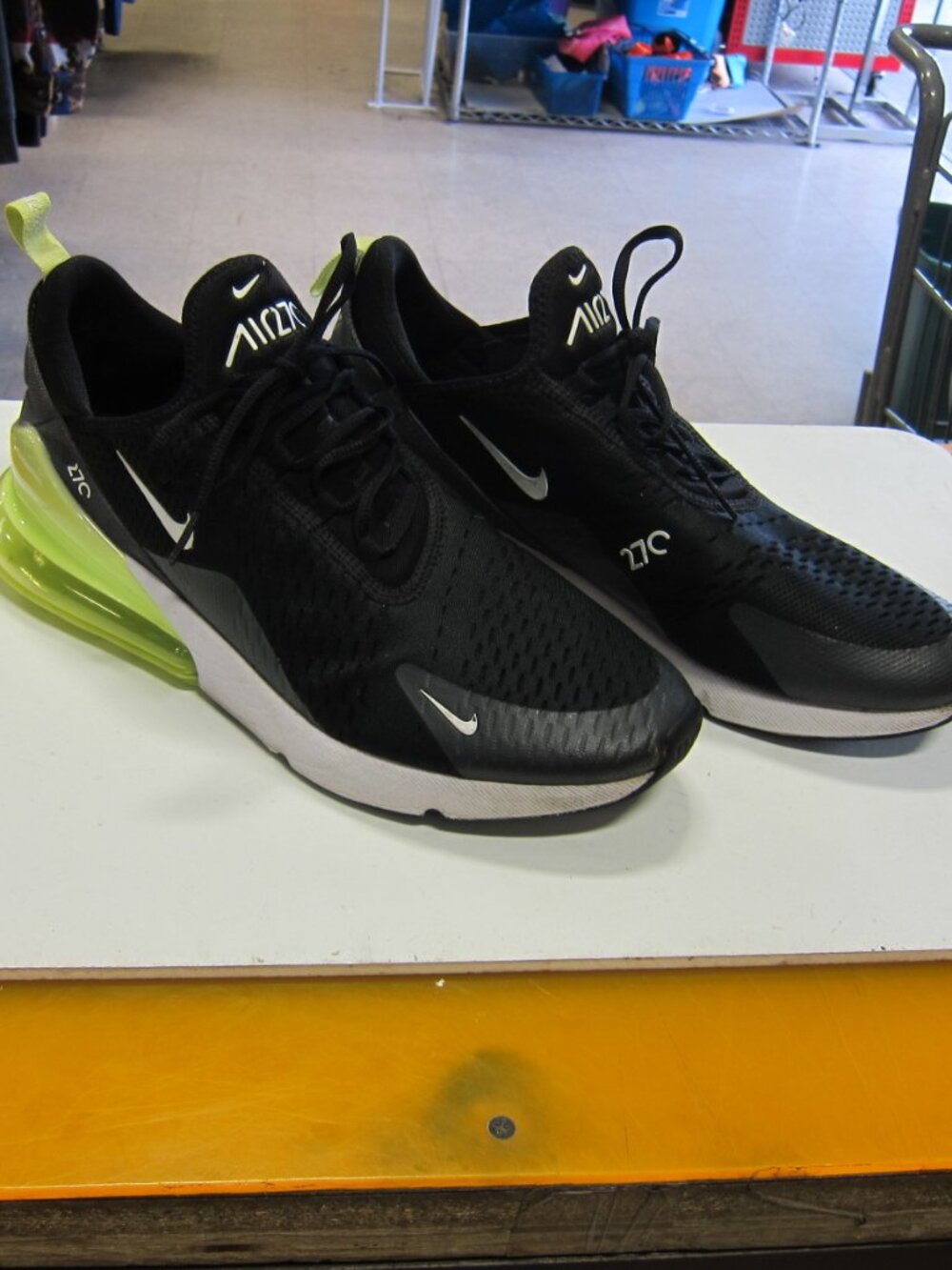 Nike Air Max 270 Men's 12 Light Lemon Twist/Black/White Shoe's AH8050-703